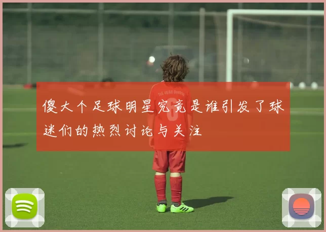 傻大个足球明星究竟是谁引发了球迷们的热烈讨论与关注