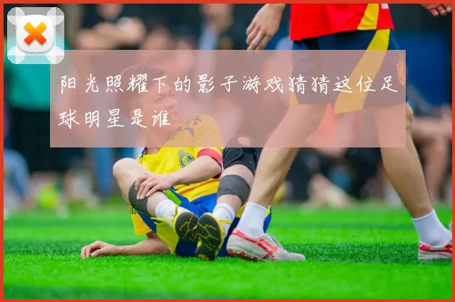 阳光照耀下的影子游戏猜猜这位足球明星是谁