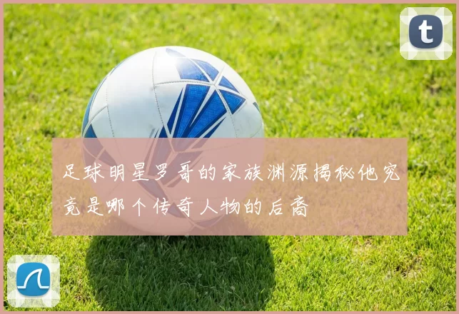 足球明星罗哥的家族渊源揭秘他究竟是哪个传奇人物的后裔
